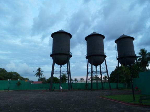 A praça das caixas d'água, uma das atrações turísticas em Porto Velho, capital de Rondônia